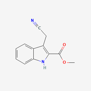 2-Carbomethoxy-3-indolylacetonitrile - 