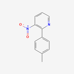 3-Nitropyridine, 2-(4-methylphenyl)- - 