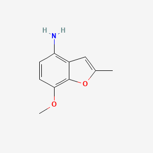 7-Methoxy-2-methyl-benzofuran-4-ylamine - 