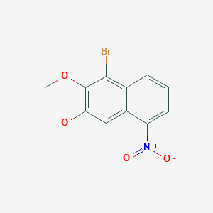 1-Bromo-2,3-dimethoxy-5-nitronaphthalene - 