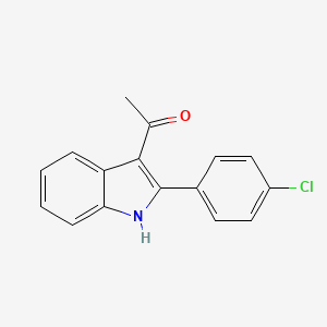 3-Acetyl-2-(4-chlorophenyl)indole - 
