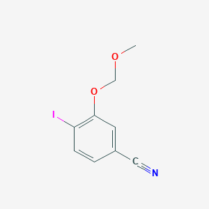 4-Iodo-3-methoxymethoxy-benzonitrile - 
