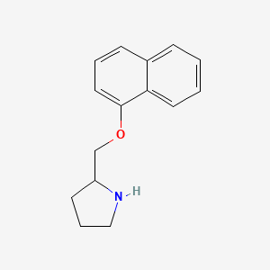 1-Naphthyl(2-pyrrolidinylmethyl) ether - 