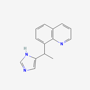 8-[1-(1H-imidazol-4-yl)-ethyl]-quinoline - 
