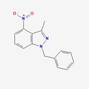 1-benzyl-3-methyl-4-nitro-1H-indazole - 