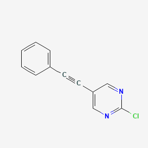 2-Chloro-5-(phenylethynyl)pyrimidine - 
