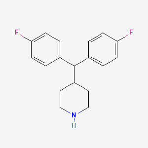 4-[Bis(4-fluorophenyl)methyl]piperidine - 60285-00-9