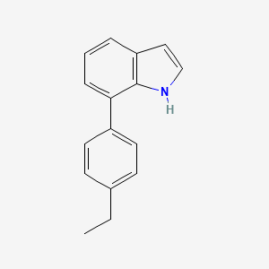1h-Indole,7-(4-ethylphenyl)- - 