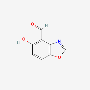 5-Hydroxybenzo[d]oxazole-4-carbaldehyde - 