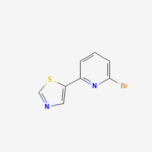 2-Bromo-6-(1,3-thiazol-5-yl)pyridine - 