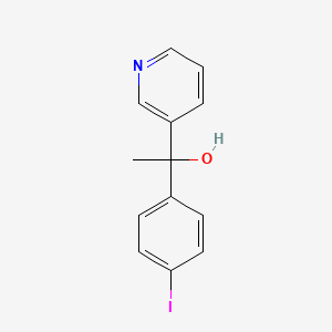 1-(4-Iodo-phenyl)-1-pyridin-3-yl-ethanol - 