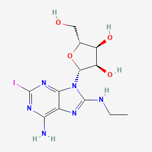 2-Iodo-8-ethylaminoadenosine - 