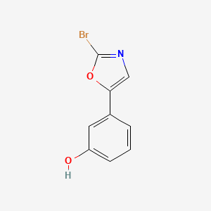 3-(2-Bromooxazol-5-yl)phenol - 