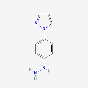 1-(4-hydrazinylphenyl)-1H-pyrazole - 