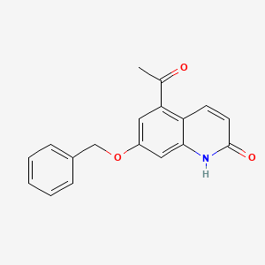 5-Acetyl-7-(benzyloxy)quinolin-2(1H)-one - 861841-97-6