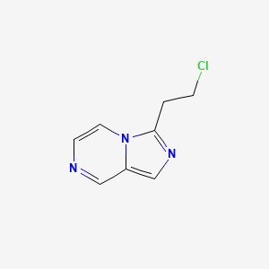 3-(2-Chloroethyl)imidazo[1,5-a]pyrazine - 