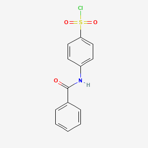 4-Benzamidobenzene-1-sulfonyl chloride - 67377-44-0