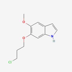 6-(3-chloropropoxy)-5-methoxy-1H-indole - 