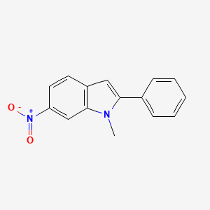 1-Methyl-6-nitro-2-phenyl-1H-indole - 857380-23-5