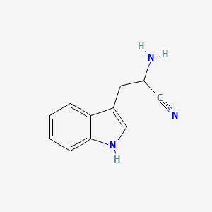 1H-Indole-3-propanenitrile, alpha-amino- - 