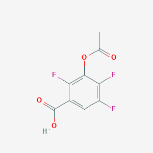 3-Acetoxy-2,4,5-trifluorobenzoic acid - 111251-90-2