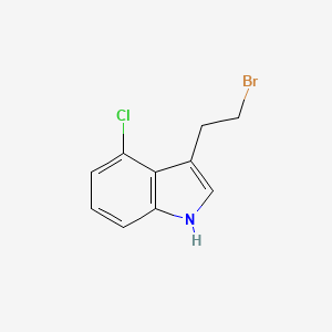 3-(2-Bromoethyl)-4-chloro-1H-indole - 