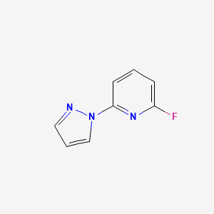 2-Fluoro-6-pyrazol-1-yl-pyridine - 