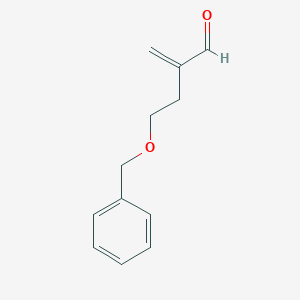 Butanal, 2-methylene-4-(phenylmethoxy)- - 61700-12-7