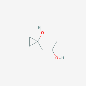 1-(2-Hydroxypropyl)cyclopropanol - 