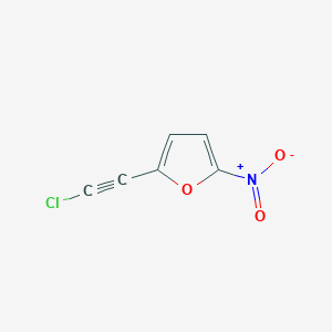 2-(Chloroethynyl)-5-nitrofuran - 63708-89-4