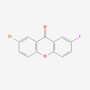 2-bromo-7-iodo-9H-Xanthen-9-one - 