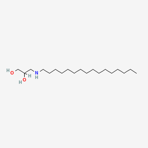 3-(Hexadecylamino)propane-1,2-diol - 7517-27-3