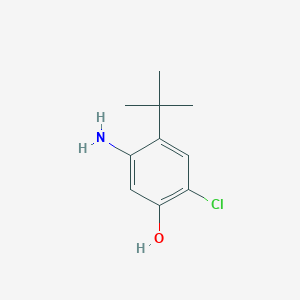 4-Tert-butyl-2-chloro-5-amino-phenol - 873055-61-9