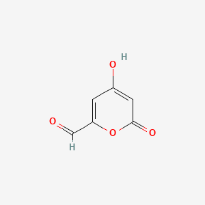 6-Formyl-4-hydroxypyran-2-one - 