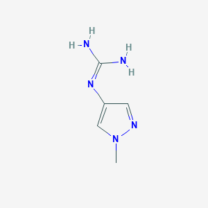 2-(1-methylpyrazol-4-yl)guanidine - 
