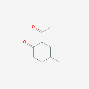 2-acetyl-4-methylcyclohexan-1-one - 