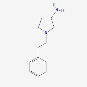 1-(2-Phenylethyl)pyrrolidin-3-amine - 