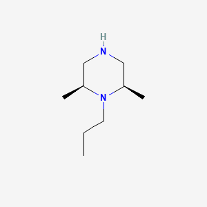 (2R,6S)-2,6-Dimethyl-1-propylpiperazine - 63207-10-3