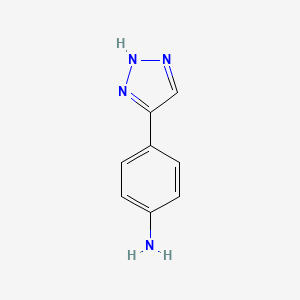 4-(2H-1,2,3-TRIAZOL-4-YL)ANILINE - 89221-20-5