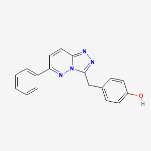4-((6-Phenyl[1,2,4]triazolo[4,3-b]pyridazin-3-yl)methyl)phenol - 940057-42-1