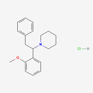 1-(1-(2-Methoxyphenyl)-2-phenylethyl)piperidine,monohydrochloride - 