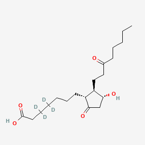 13,14-dihydro-15-keto Prostaglandin E1-d4 - 