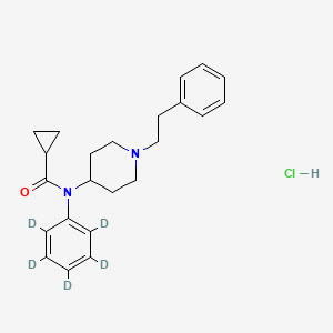 N-(1-phenethylpiperidin-4-yl)-N-(phenyl-d5)cyclopropanecarboxamide,monohydrochloride - 