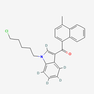 (1-(5-chloropentyl)-1H-indol-3-yl)(4-methylnaphthalen-1-yl-2,4,5,6,7-d5)methanone -