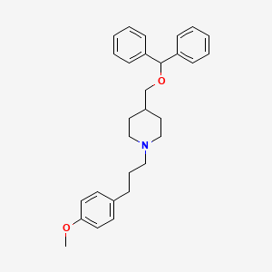4-(Benzhydryloxymethyl)-1-[3-(4-methoxyphenyl)propyl]piperidine - 191217-42-2