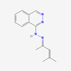 1(2H)-Phthalazinone, (1,3-dimethyl-2-butenylidene)hydrazone - 