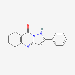 2-Phenyl-5,6,7,8-tetrahydropyrazolo[5,1-b]quinazolin-9-ol - 