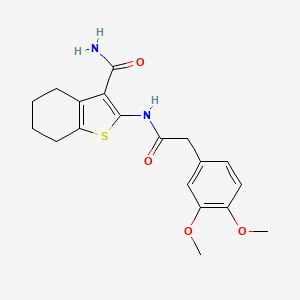 2-[[2-(3,4-Dimethoxyphenyl)acetyl]amino]-4,5,6,7-tetrahydro-1-benzothiophene-3-carboxamide - 