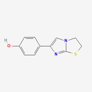 4-(2,3-Dihydroimidazo[2,1-b][1,3]thiazol-6-yl)phenol - 