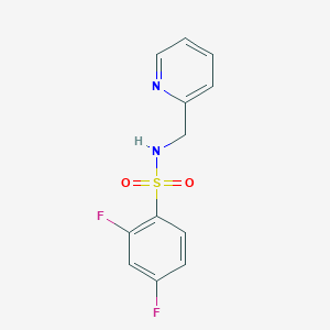 2,4-difluoro-N-(pyridin-2-ylmethyl)benzenesulfonamide - 